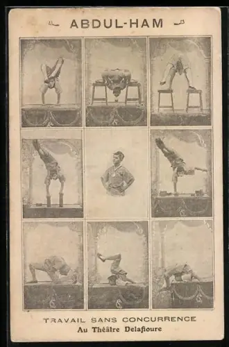 AK Akrobat Adbul-Ham bei einer Vorstellung