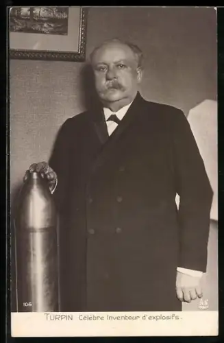 AK Porträt des Sprengstoffforschers Turpin