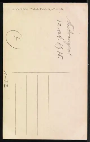 AK Porträt des Sprengstoffforschers Turpin