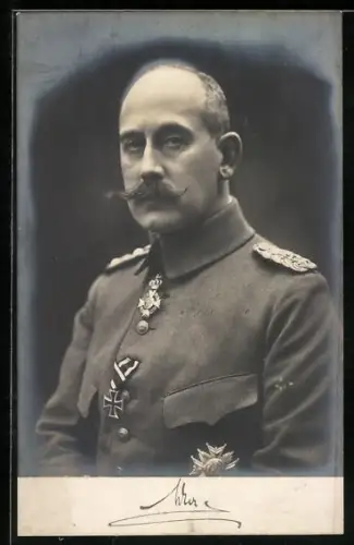 AK Adelsportrait von Baden, Uniform