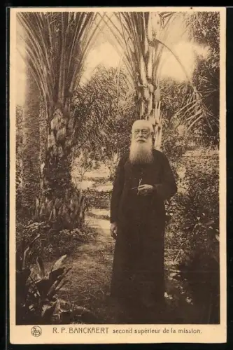 AK Mission des RR. PP. Jesuites au Kwango, Conge Belge, R.P. Banckaert, second superieur de la mission