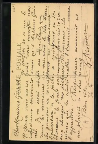 AK Mission du Shiré des Pères Montfortains, Monseigneur Auneau