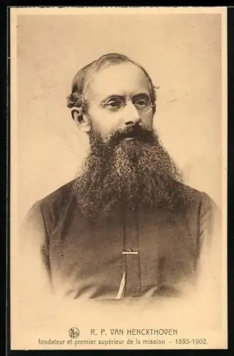 AK R. P. Van Hencxthoven, fondateur et üremier supérieur de la mission 1893- 1902