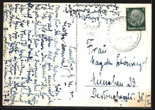 AK Landsberg am Lech, Totalansicht von oben, mit Gefangenenanstalt / Zelle, Wappen