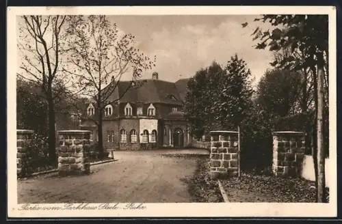 AK Steele /Ruhr, Parkhaus / Stadtpark-Restaurant K. Klaus