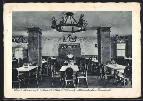 AK Bad Nenndorf, Staatl. Hotel Kassel, Altdeutsche Bierstube