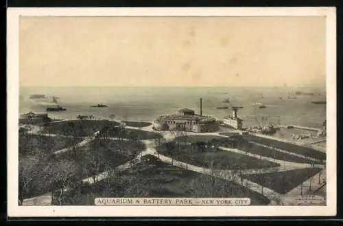 AK New York, NY, Aquarium and Battery Park