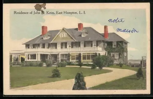 AK East Hampton, NY, Long Island, Residence of John R. Keim