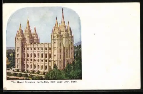AK Salt Lake City, UT, The Great Mormon Cathedral