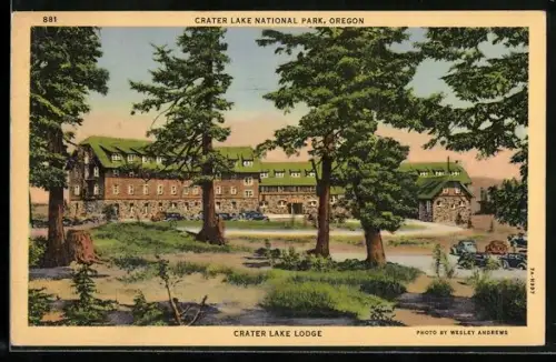 AK Crater Lake, OR, The Crater Lake Lodge in the Crater Lake National Park