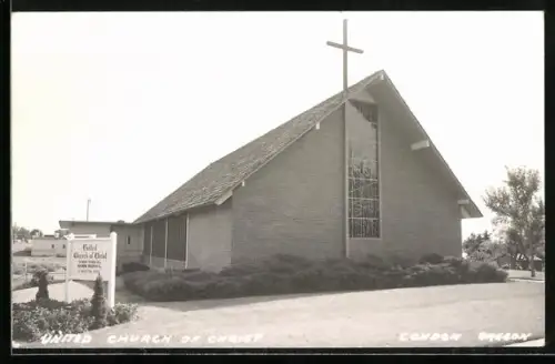 Foto-AK Condon, OR, United Church of Christ, R. E. Middleton Pastor