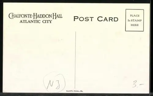 AK Atlantic City, NJ, The Boardwalk entrance corridor at the Chalfonte