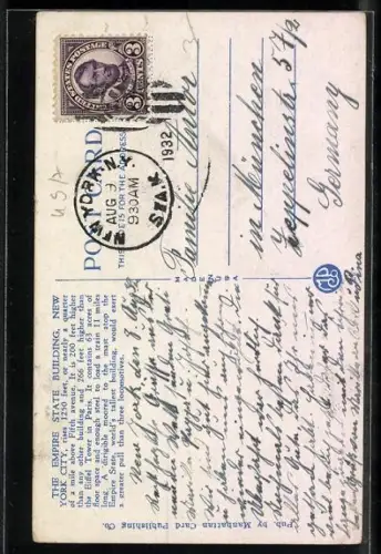 AK New York, NY, Empire State Building at night