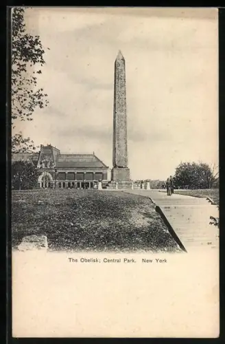 AK New York, NY, The Obelisk in Central Park