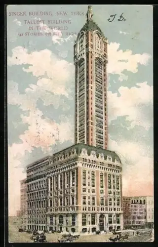 AK New York, NY, Singer Building