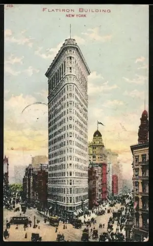 AK New York, NY, Flat Iron Building