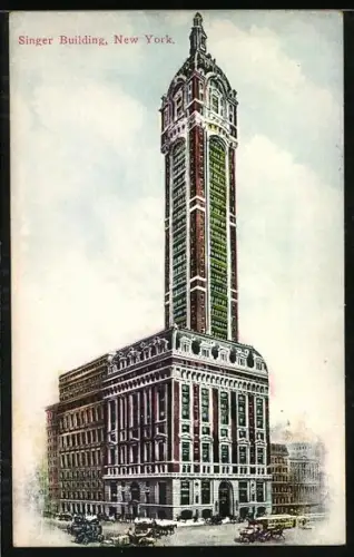 AK New York, NY, Singer Building