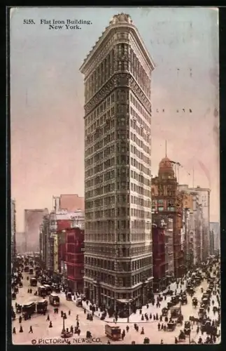 AK New York, NY, Flat Iron Building