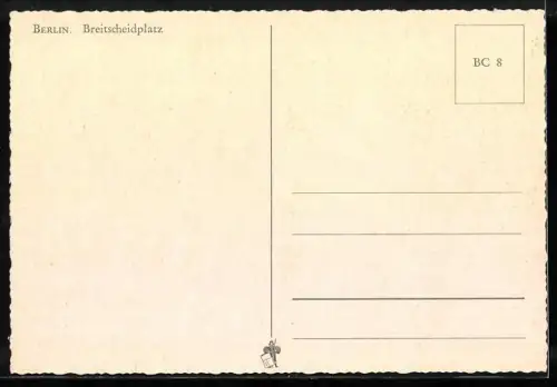 AK Berlin, Breitscheidplatz mit Philips- u. Telefunkenhaus, Zoo-Palast