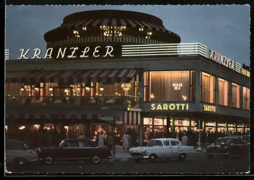 AK Berlin-Charlottenburg, Kaffee Kranzler, Kurfürstendamm Ecke Joachimstaler Strasse