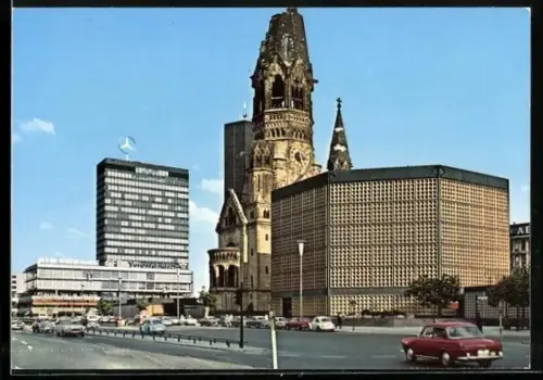 AK Berlin, Gedächtniskirche mit Europacenter