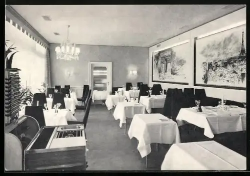 AK Berlin-Charlottenburg, Haus der Nationen im Europacenter, Grill Royal Restaurant Francais