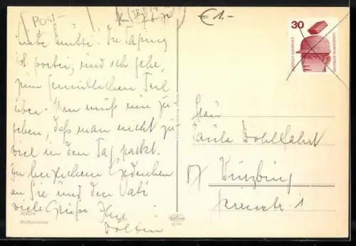 AK Berlin, Philharmonie, Ansicht des Eingangsportals