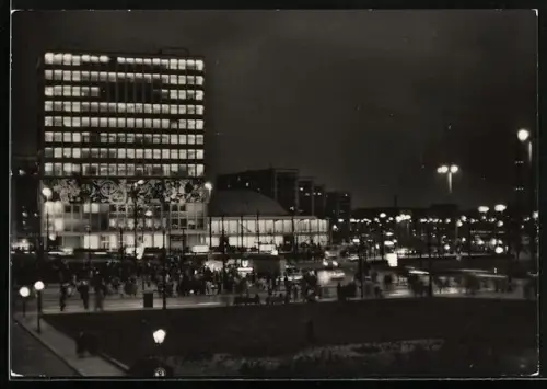 AK Berlin, Alexanderplatz, Haus des Lehrers