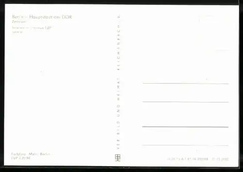 AK Berlin, Zentrum, Fernsehturm, Rotes Rathaus