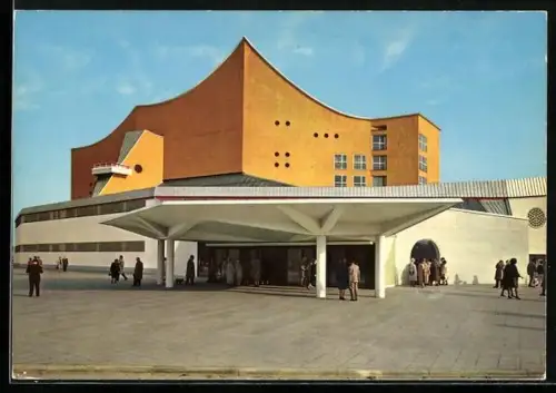 AK Berlin, Philharmonie, Ansicht des Eingangsportals