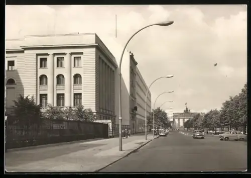 AK Berlin, Sowjetische Botschaft und Brandenburger Tor