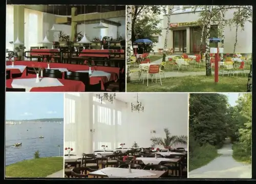 AK Berlin-Wannsee, Restaurant und Café Schäferberg, Königstr. 25-27