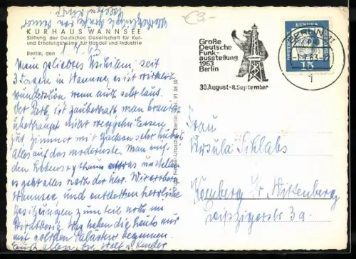 AK Berlin, Kurhaus Wannsee