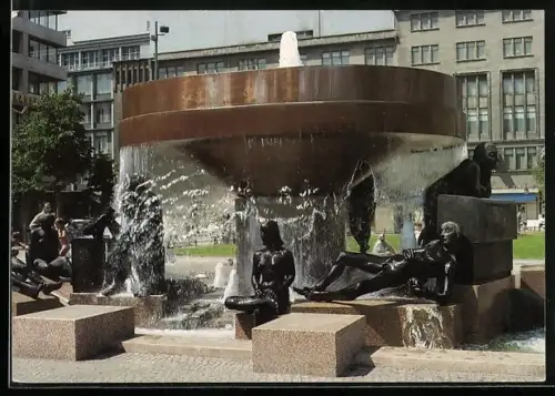 AK Berlin, Südbrunnen am Wittenbergplatz