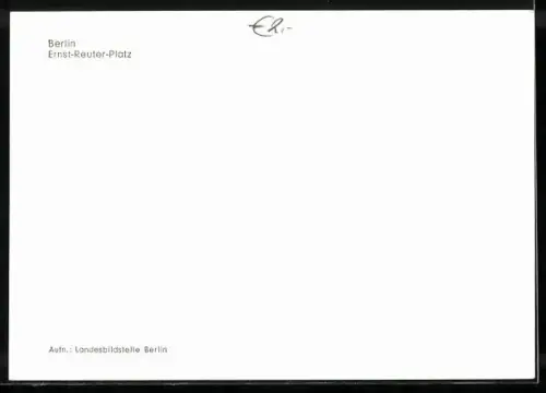 AK Berlin, Blick auf den Ernst-Reuter-Platz mit Osramgebäude, Telefunken und Brunnen