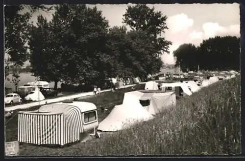 AK Heidesheim a. Rh., Campingplatz Heidenfahrt