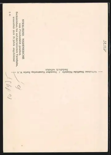 AK Stralsund, Marienkirche