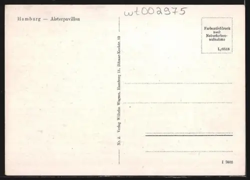 AK Hamburg-Neustadt, Alsterpavillon