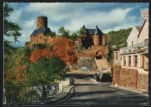 AK Heimbach /Eifel, Burg, Strassenansicht