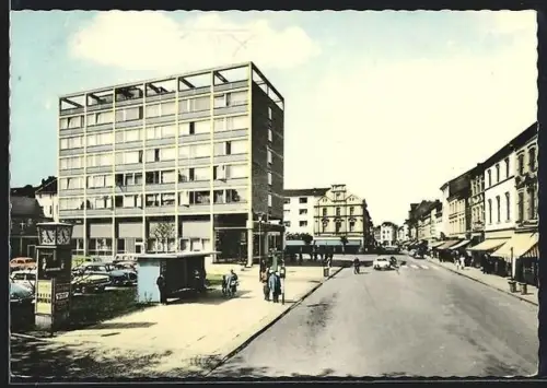 AK Eschweiler, Kreissparkasse, Strassenansicht