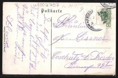 AK Friedrichshafen, Dampfer König Karl auf dem Bodensee