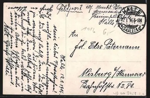 AK Halle a. S., Kaiser Wilhelm-Denkmal