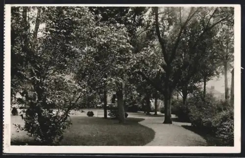 AK Eiche b. Potsdam, Blick auf den Hof der Höheren Polizeischule