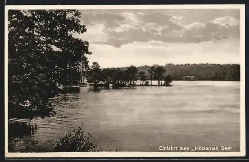 AK Prierosbrück, Einfahrt zum Hölzernen See