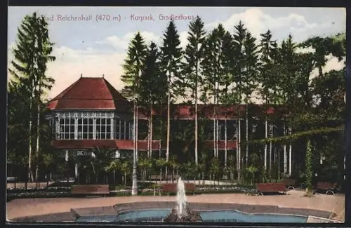 AK Bad Reichenhall, Kurpark, Gradierhaus