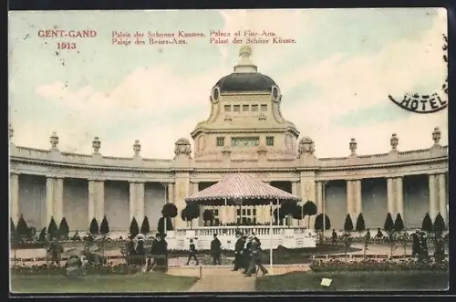AK Gand, Ausstellung 1913, Palast dr Schönen Künste