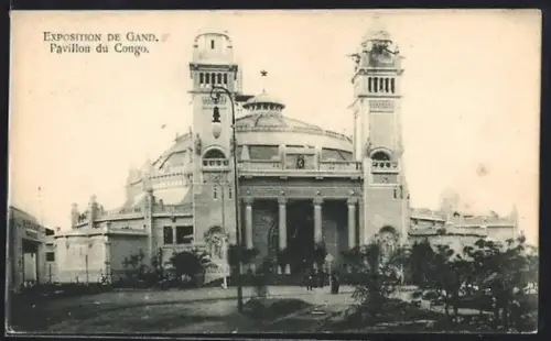 AK Gand, Exposition Universelle 1913, Pavillon du Congo