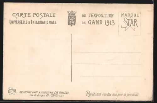 AK Gand, Exposition Universelle 1913, Le Palais du Canada, Les Dioramas