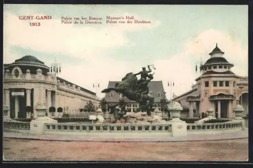 AK Gand, Exposition Universelle 1913, Palais de la Direction