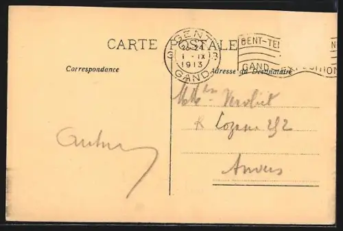 AK Gand, Exposition Internationale 1913, Le Pavillon de la Ville de Gand